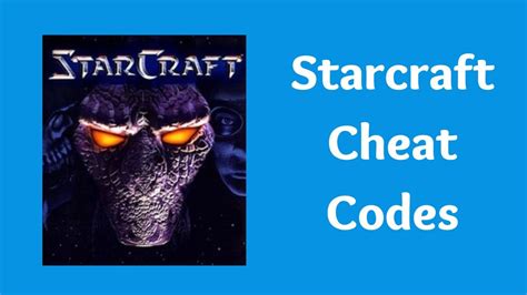 starcraft cheats|original starcraft cheats.